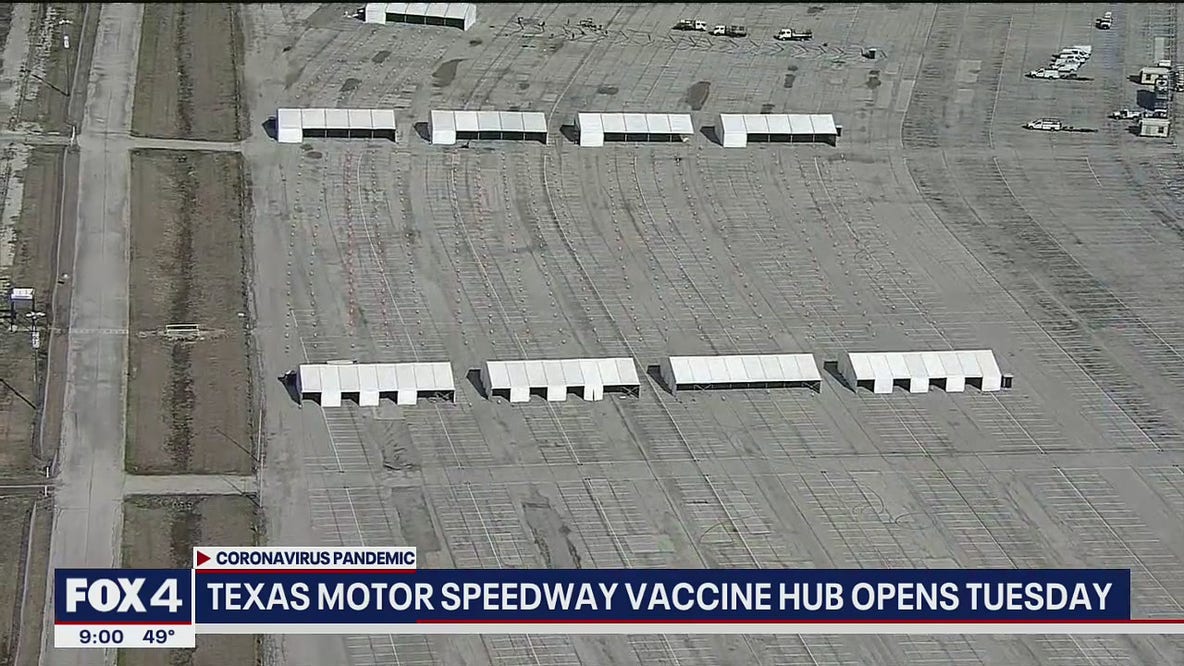 Texas Motor Speedway vaccine hub set to give out 31,000 doses this week